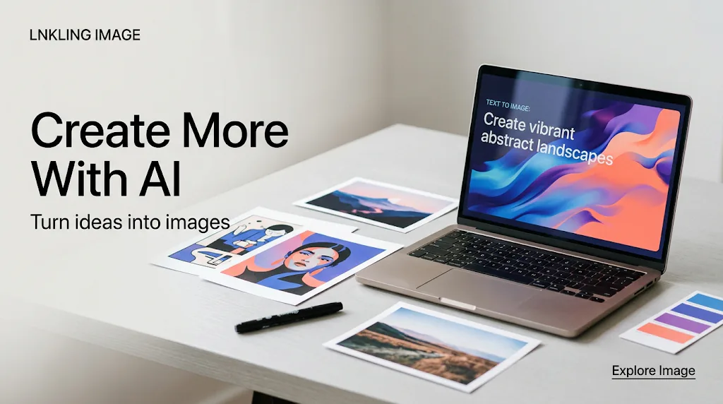 AI image tool campaign poster generated by Imagen 3 from the shared prompt